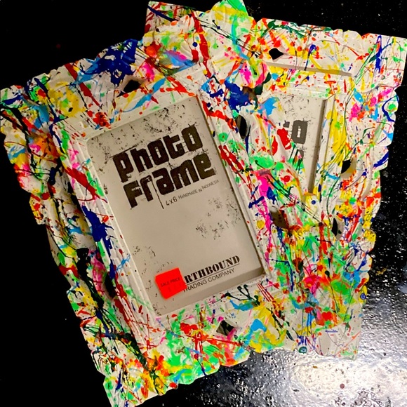 Super cool Polluck inspired frames! Never used. - Picture 1 of 2